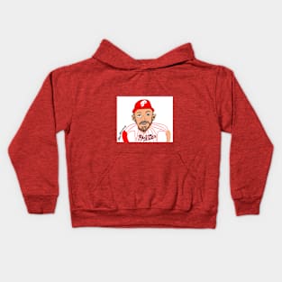 Bryce Harper Philadelphia Phillies Home Jersey Kids Hoodie